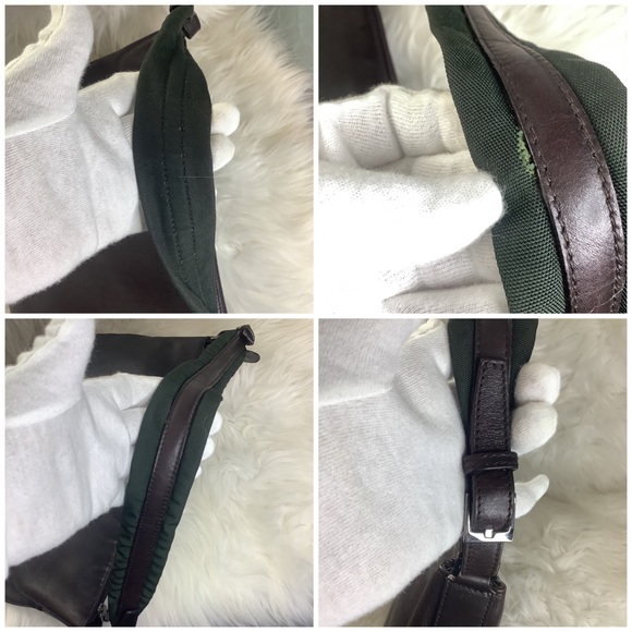 🤎Gucci handbag bag 001-1206 HOBO DARK BROWN LEATHER HAND BAG PURSE🤎GENDERLESS - Picture 7 of 11